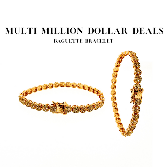 Multi Million Dollar Deals Baguette Bracelet